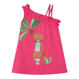 Mayoral Abito Tinta Unita con Stampa per Neonata 39377N FUXIA MAYORAL 