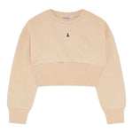 PATRIZIA PEPE felpa chiusa girocollo tinta unita  Beige per Bambina 7M0870X BEIGE PATRIZIA PEPE 