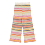 MISSONI pantalone modello a palazzo tinta unita con fantasia Bianco per Bambina MV6B10 BIANCO MISSONI 