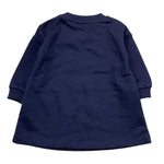 MOSCHINO abito modello felpa tinta unita con logo Blu per Neonata MDV0CV BLU MOSCHINO 