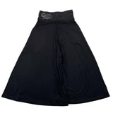 Patrizia Pepe Plain Palazzo Pants Schwarz für Mädchen