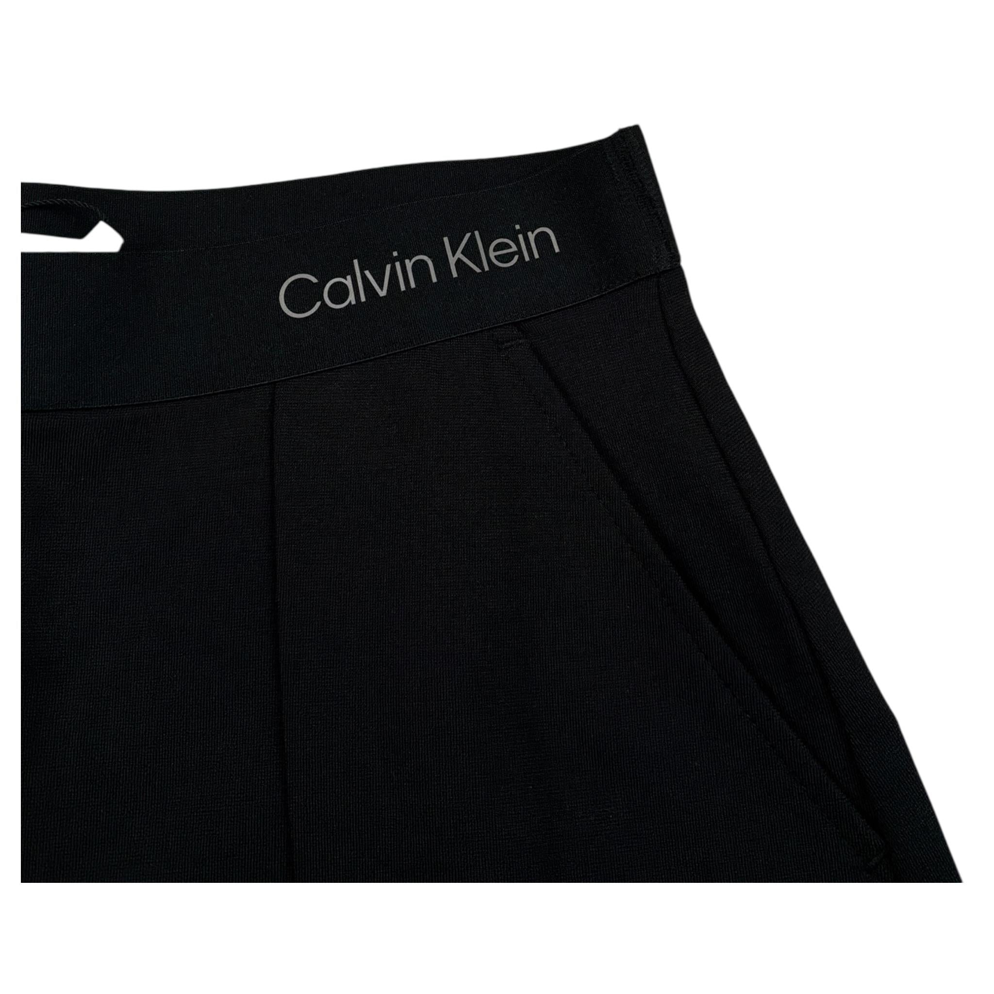 Calvin Klein Short tinta unita con Elastico In Vita Nero per Bambina IG0IG02880 NERO CALVIN KLEIN 