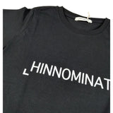 Hinnominate Abito Mezza Manica tinta unita con Stampa Nero per Bambina 3646V0159 NERO HINNOMINATE 