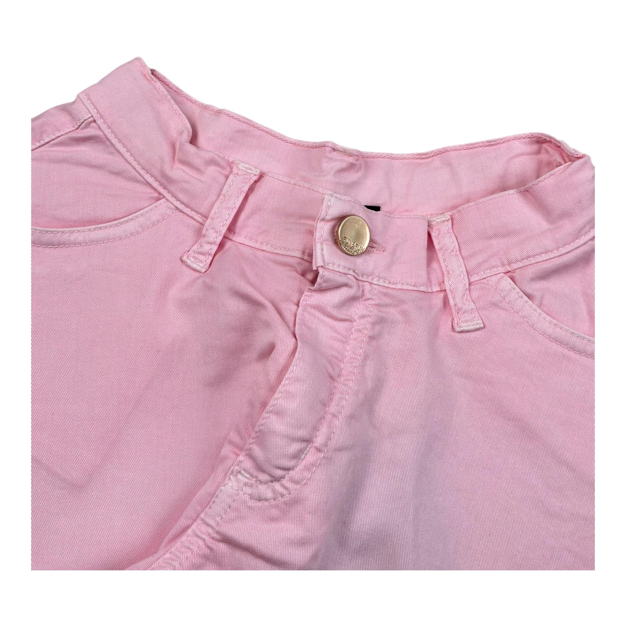 Fun & Fun Short Tinta Unita con Girovita Regolabile per Bambina FNBSO16936 ROSA FUN & FUN 