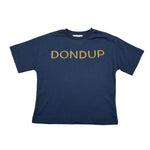 Dondup T-Shirt Tinta Unita con Stampa per Neonato DMTS034N BLU DONDUP 