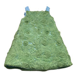 Mimisol Zweifarbiges Kleid mit Schleifen und hellblauem Muster für Mädchen