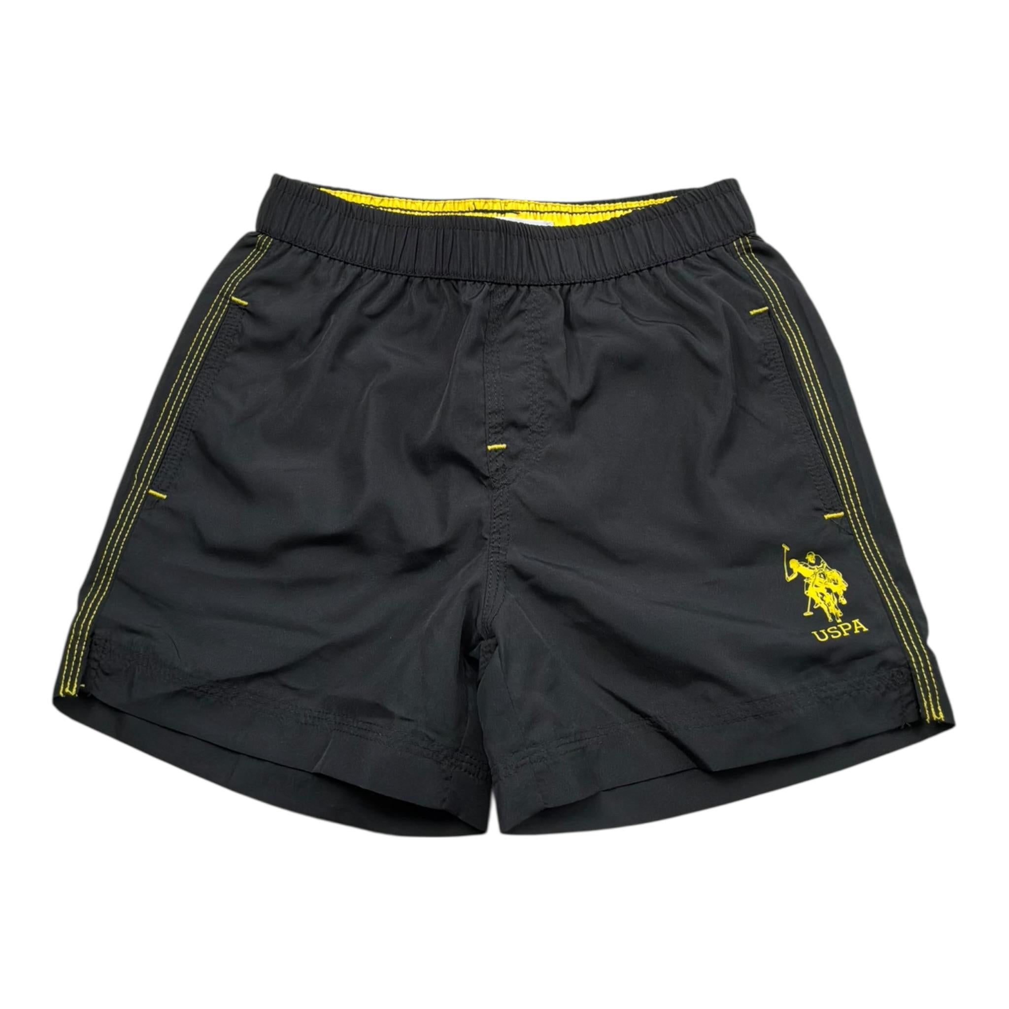 U.S. Pollo Assn Costume Modello Boxer Tinta Unita per Neonato 65479N NERO U.S. POLLO ASSN 