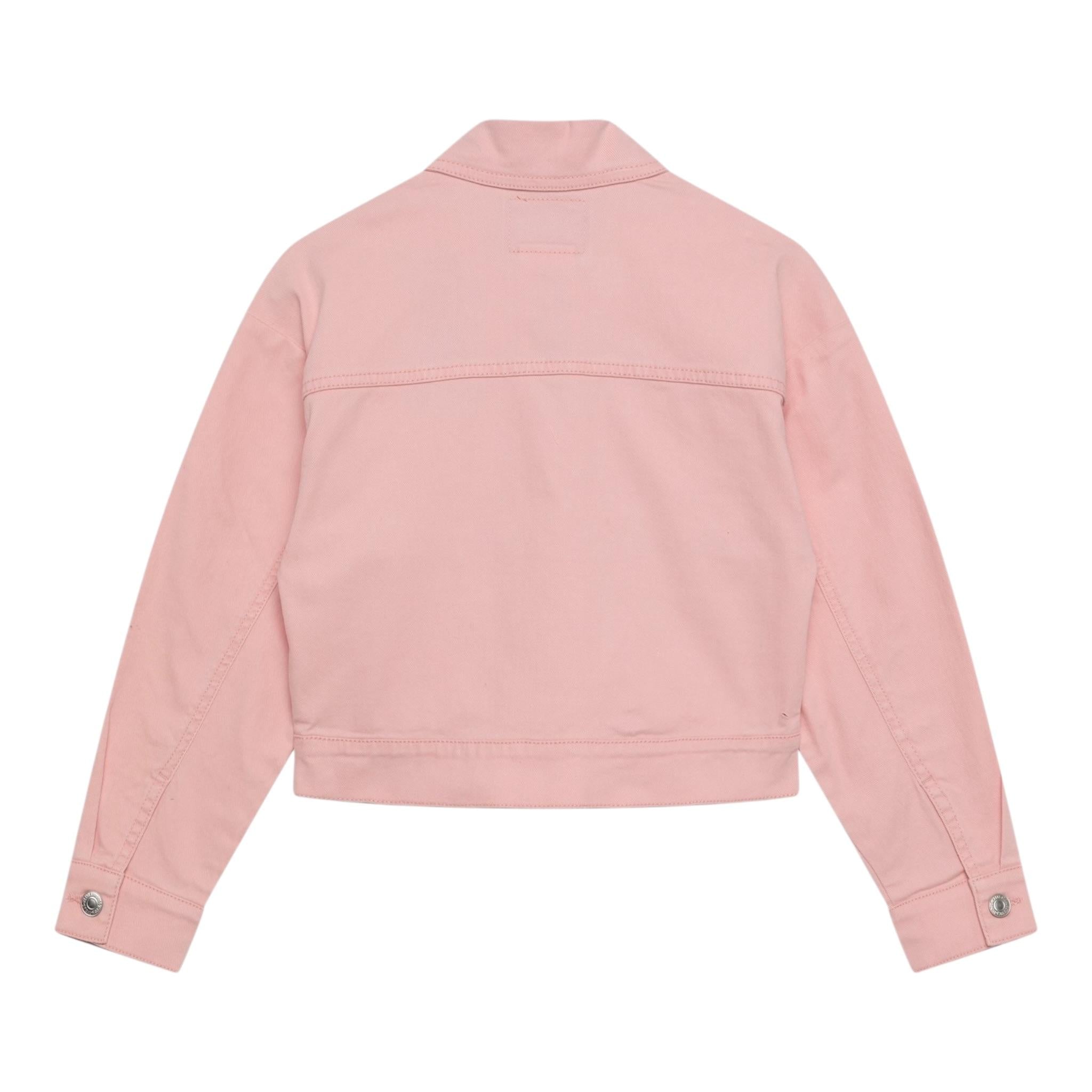 Levi'S Giubbino In Denim tinta unita Rosa per Bambina 4EH045 ROSA LEVI'S 