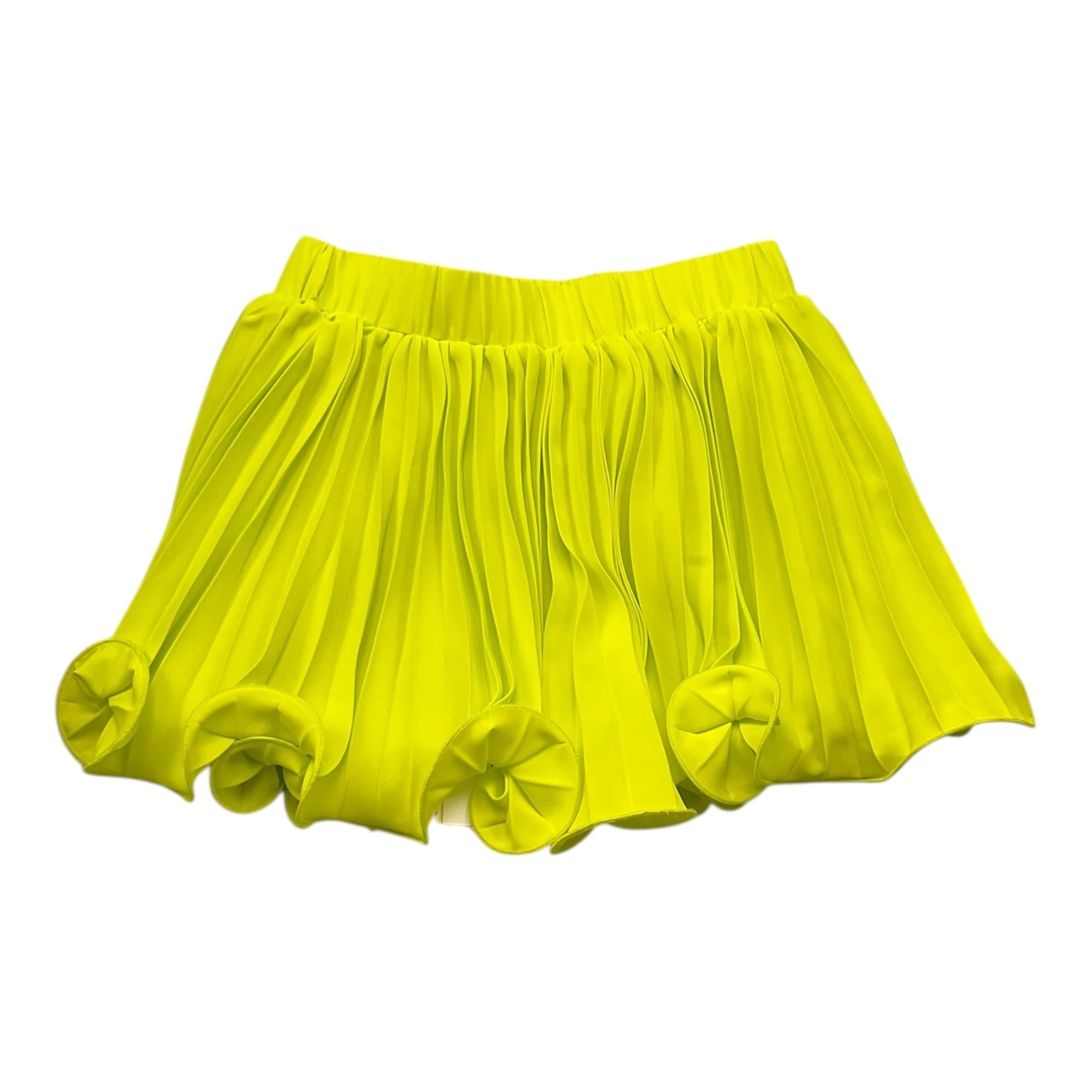 Twinset Gonna Tinta Unita con Balze per Neonata 251GJ2QQ5N GIALLO FLUO TWINSET 