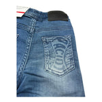 Cesare Paciotti Pantalone Effetto Denim Tinta Unita con Elastico In Vita per Neonato PTP5101BN BLU CESARE PACIOTTI 