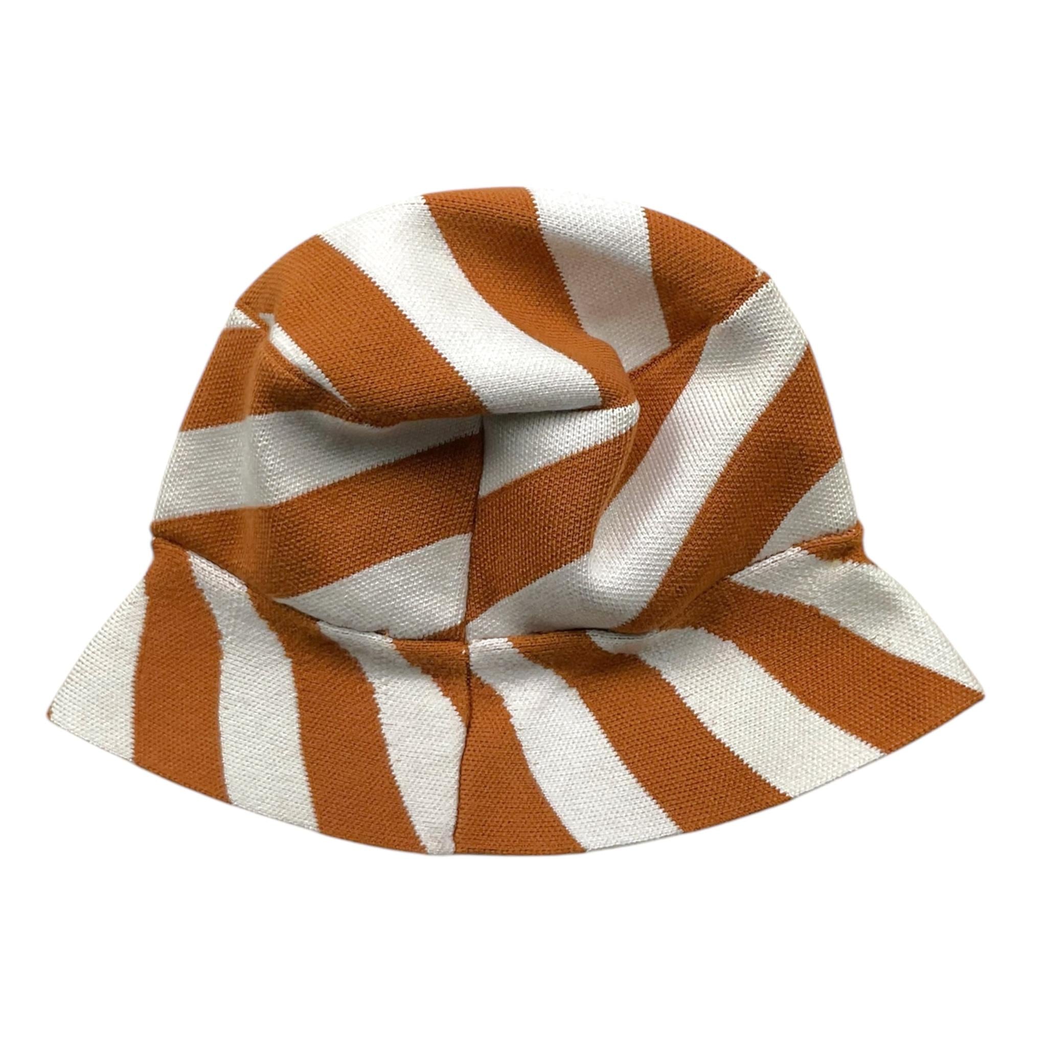 TRUSSARDI cappello modello pescatore bicolore con fantasia a righe Bianco/ruggine per Bambino TBA25060HA BIANCO/RUGGINE TRUSSARDI 