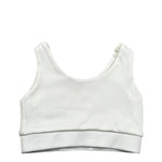Imperial Kids Top Tinta Unita A Costine per Bambina M023070G75 BIANCO IMPERIAL KIDS 