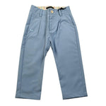 Daniele Alessandrini Pantalone tinta unita con Girovita Regolabile Azzurro per Bambino 1235P00020 AZZURRO DANIELE ALESSANDRINI 