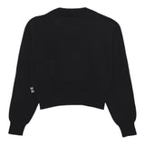 JOHN RICHMOND maglia girocollo tinta unita con stampa Nero per Bambina RGA24106MARI NERO JOHN RICHMOND 
