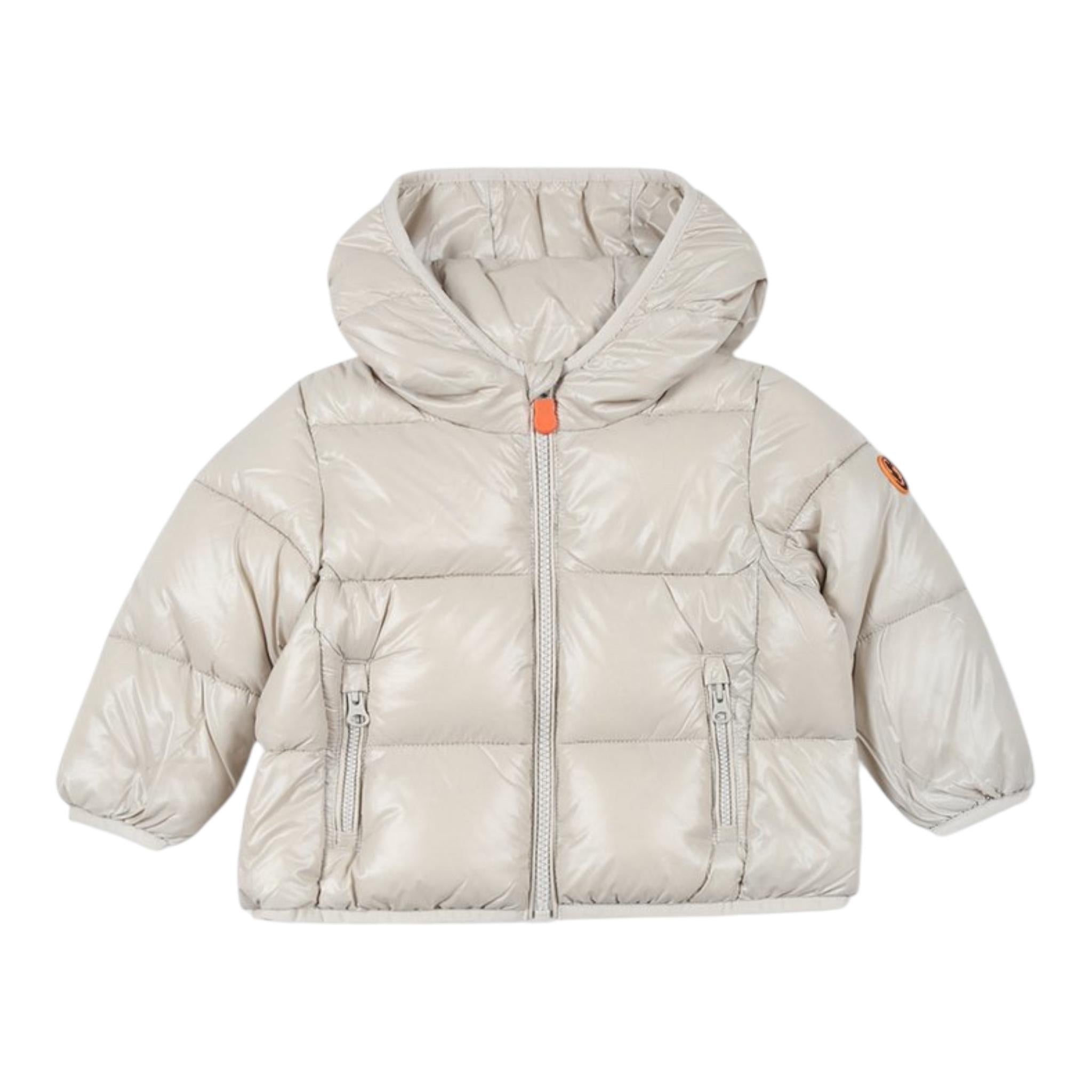 SAVE THE DUCK giubbino tinta unita con cappuccio Beige per Neonata JODY BEIGE SAVE THE DUCK 
