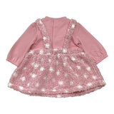 MAYORAL abito tinta unita con stampa teddy Rosa per Neonata 2881 ROSA MAYORAL 