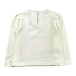 MAYORAL shirt tinta unita con stampa in contrasto Bianco per Neonata 406535N BIANCO MAYORAL 
