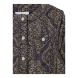 Etro Giubbino In Denim Tinta Unita Stampa Fantasia per Bambina GW2A07 BLU ETRO 