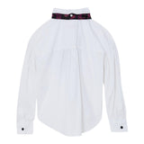 LIU JO camicia tinta unita con foulards Bianco per Bambina GF3028X BIANCO LIU JO 