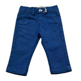 Trussardi Pantalone Tinta Unita con Elastico In Vita per Neonato TIP26040PA BLU TRUSSARDI 