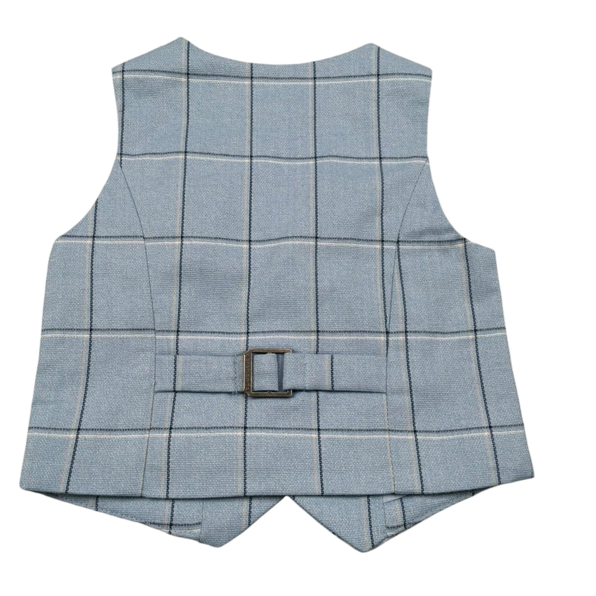 Sarabanda Gilet Tinta Unita per Neonato 04170N AZZURRO SARABANDA 