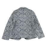 Distrett Uni-Jacke mit Blumenmuster und Knöpfen weiß für Jungen