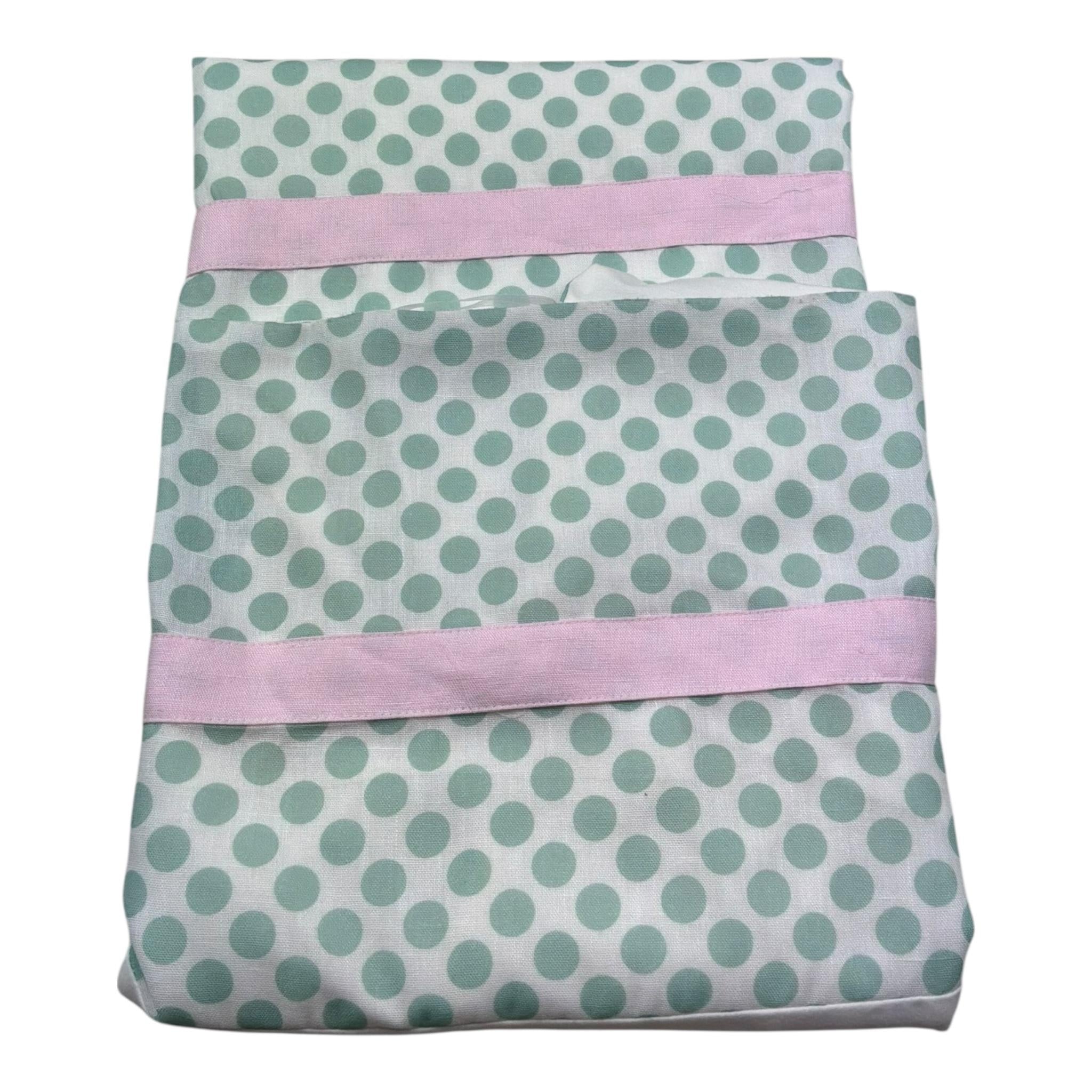 I Delfi Coperta Tinta Unita Fantasia Pois E Ricami per Neonata 25P5145 BIANCO I DELFI 