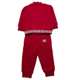 CESARE PACIOTTI completo 2 pezzi felpa-pantalone tinta unita Rosso per Neonato COMP4306B ROSSO CESARE PACIOTTI 