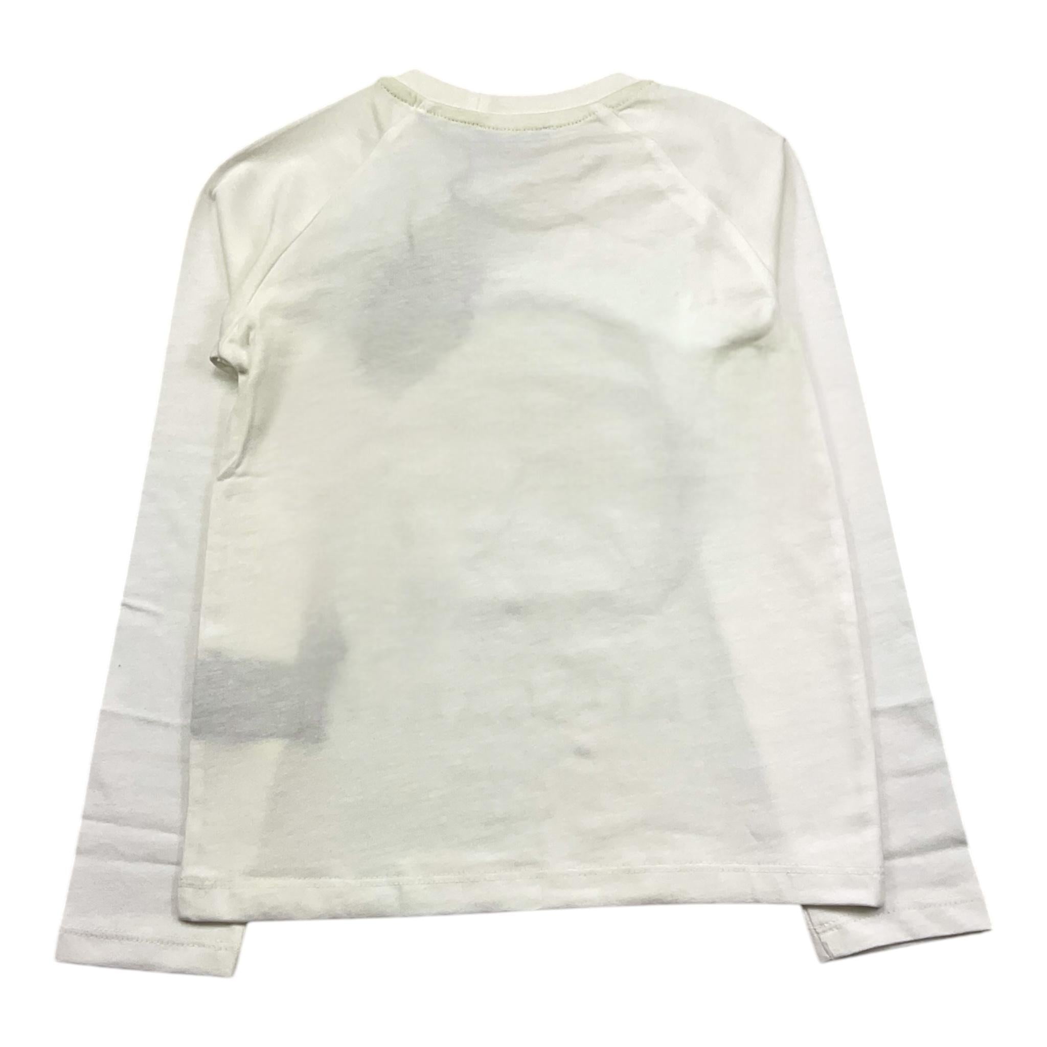 TRUSSARDI shirt girocollo tinta unita con stampa in contrasto Bianco per Neonato TIA24027TSN BIANCO TRUSSARDI 