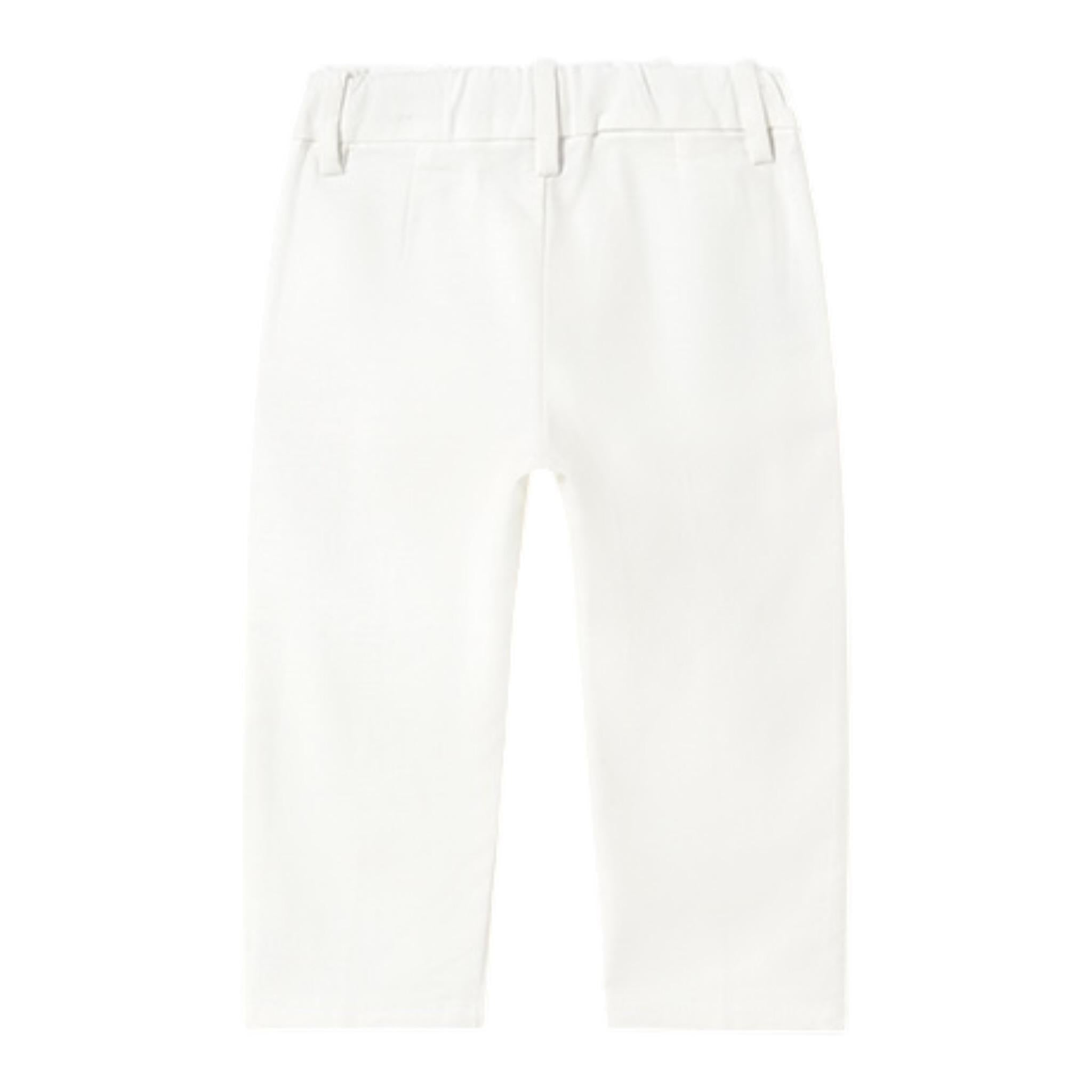 Mayoral Pantalone tinta unita con Girovita Regolabile Bianco per Bambino 1576X BIANCO MAYORAL 
