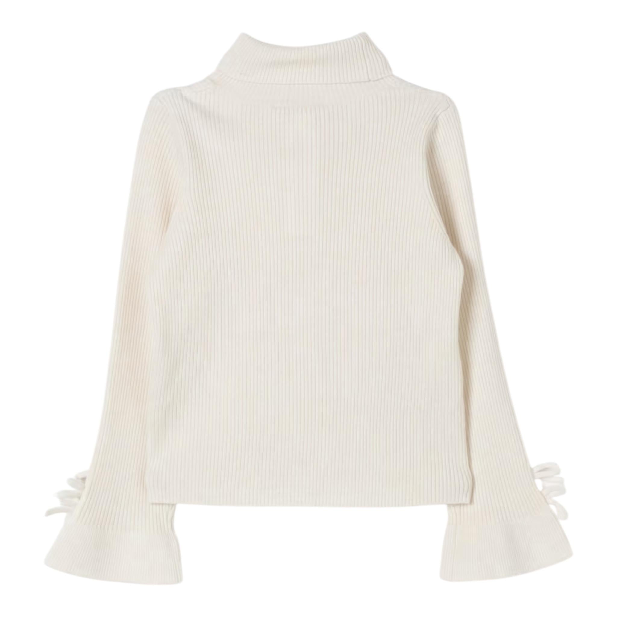 LIU JO maglia collo alto tinta unita Panna per Bambina KF4094X PANNA LIU JO 