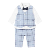 MAYORAL completo 3pz pantalone-camicia-papillions Azzurro per Neonato 2520 AZZURRO MAYORAL 