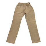 Jeckerson Einfarbige Hose mit elastischer Taille Beige für Jungen