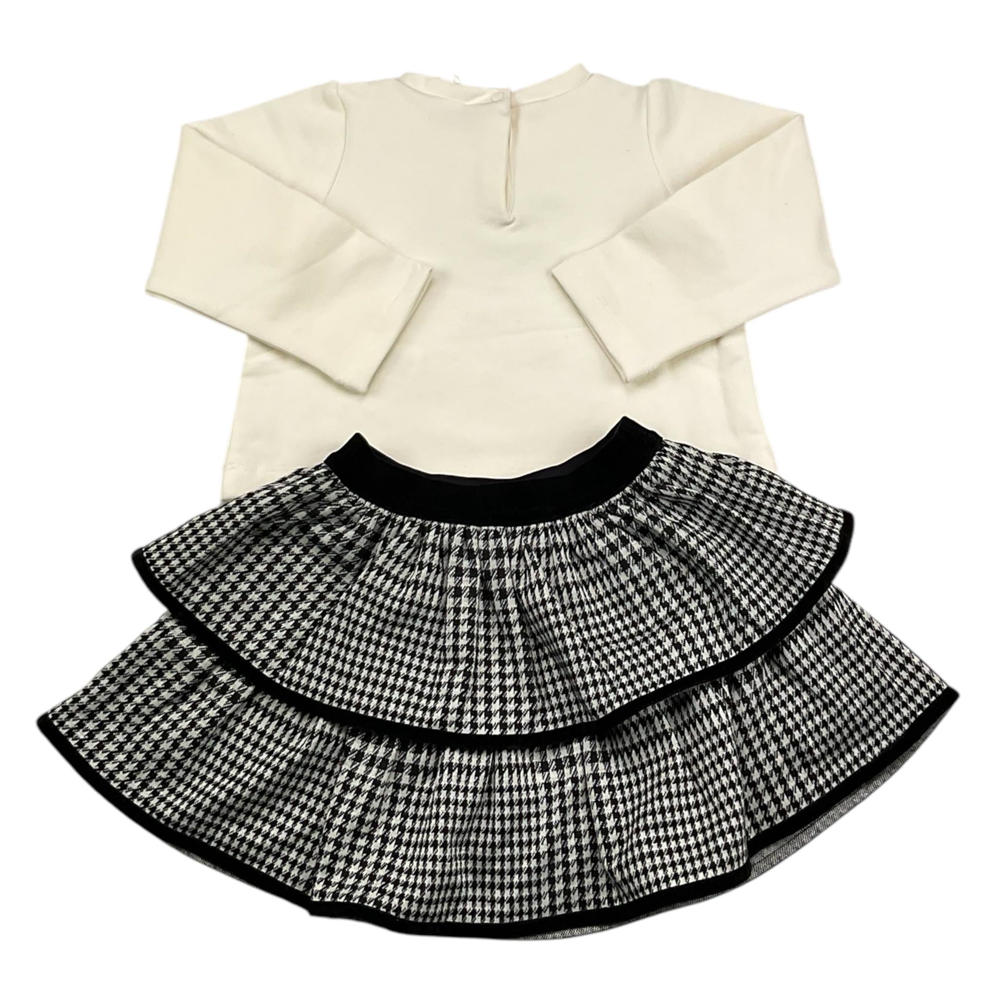 LIU JO completo 2 pezzi felpa-gonna Panna per Neonata HF4076 PANNA LIU JO 