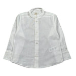 Pure Firenze Camicia Manica Lunga Collo Coreano Tinta Unita per Neonato PC03176 BIANCO PURE FIRENZE 