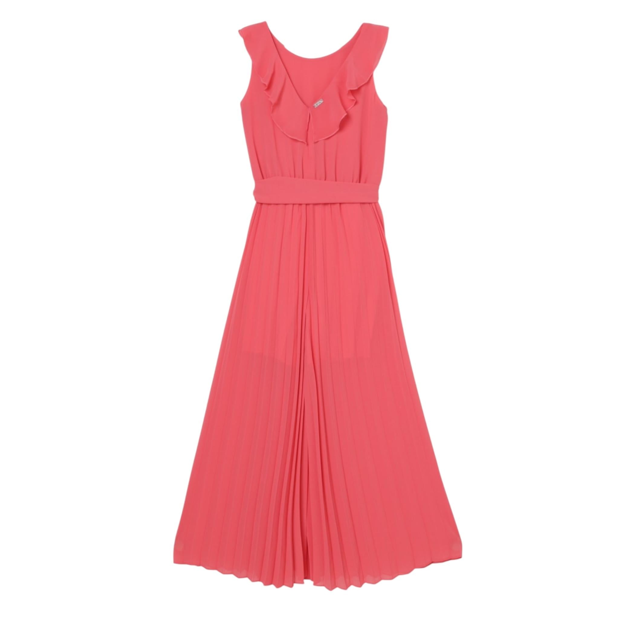 Liu Jo Tuta Intera Tinta Unita Giromanica per Bambina GA5211 SALMONE LIU JO 