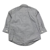 Cesare Paciotti Langarmshirt Streifenmuster Weiß/Blau für Neugeborene