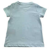 Trussardi T-Shirt Girocollo Tinta Unita con Logo per Neonato TIP26010TS VERDE ACQUA TRUSSARDI 