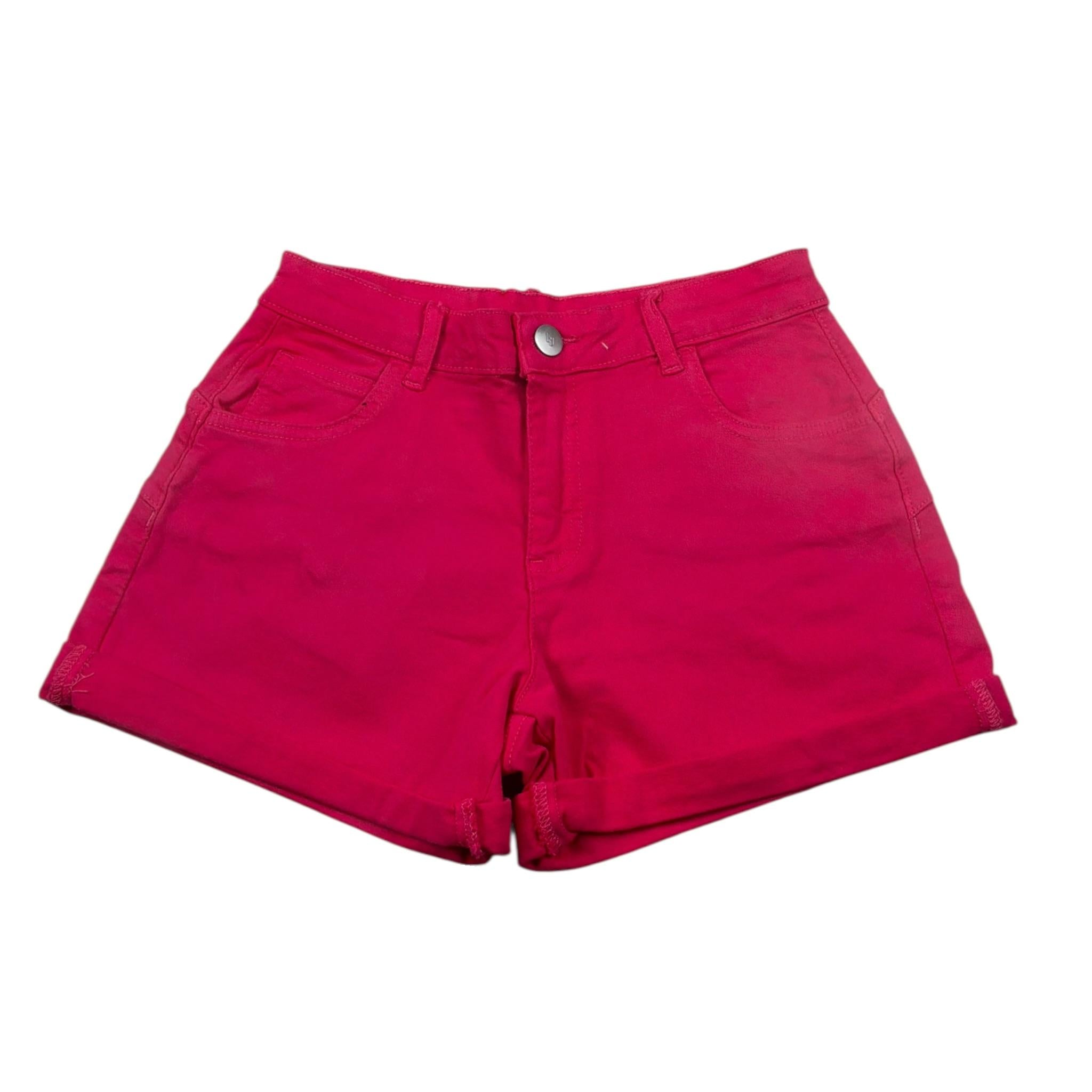 Liu Jo Short tinta unita con Girovita Regolabile Fuxia per Bambina GA4034 FUXIA LIU JO 