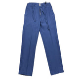 Emanuel Pris Einfarbige Hose mit elastischer Taille Blau für Jungen