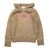 SAINT BARTH maglia modello felpa tinta unita con cappuccio Sabbia per Bambina MEG0007 SABBIA SAINT BARTH 
