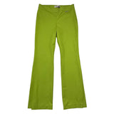 Gaelle Einfarbige Hose mit verstellbarer Taille in Acid Green für Mädchen