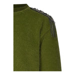 FUN & FUN maglia girocollo tinta unita cn applicazioni Verde per Bambina FCJSW00039 VERDE FUN & FUN 