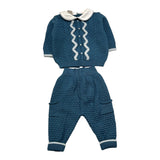 MARLU' completo 2 pezzi maglia-pantalone Blu per Neonato IB5950 BLU MARLU' 