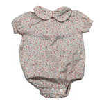 Wedoble Pagliaccetto Meza Manica Fantaisa Floreale per Neonata V2506716A BIANCO WEDOBLE 