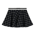 Elisabetta Franchi Gonna Tinta Unita con Elastico In Vita per Bambina EFG185 NERO ELISABETTA FRANCHI 
