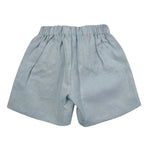 La Stupenderia Short Tinta Unita con Elastico In Vita per Bambina TJBR74XJ AZZURRO LA STUPENDERIA 