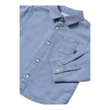 MAYORAL camicia in denim tinta unita con bottoni Azzurro per Bambino 2192XX AZZURRO MAYORAL 