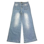 YOURS jeans tinta unita modello palazzo Azzurro per Bambina BY1888 AZZURRO YOURS 