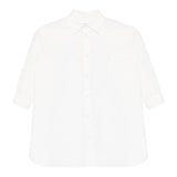 Dou Dou Camicia Tinta Unita Manica Lunga per Bambina DW1A20XX BIANCO DOU DOU 